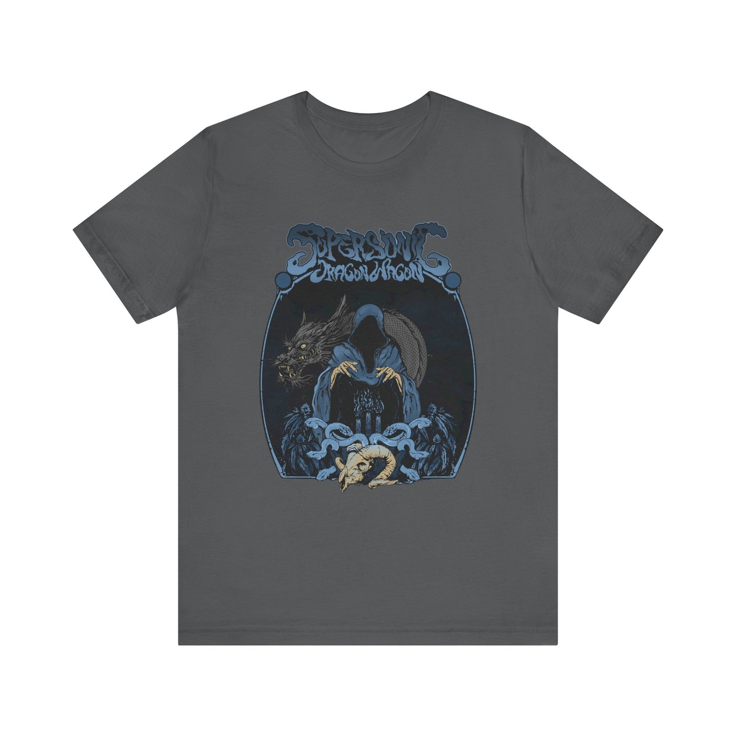 The Dark Arts T-Shirt with Wizard and Dragon Design