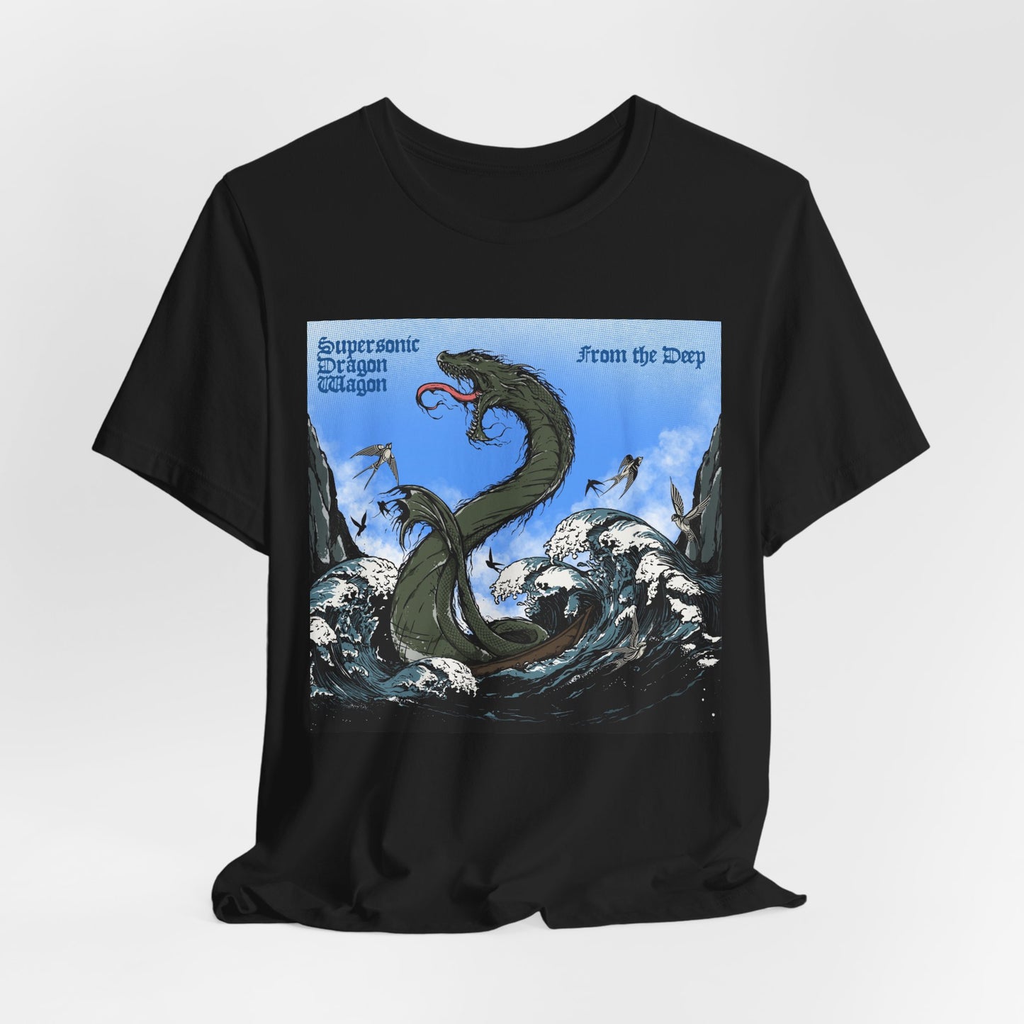 Sea Serpent Graphic Tee — "From the Deep" Nautical Monster T-Shirt