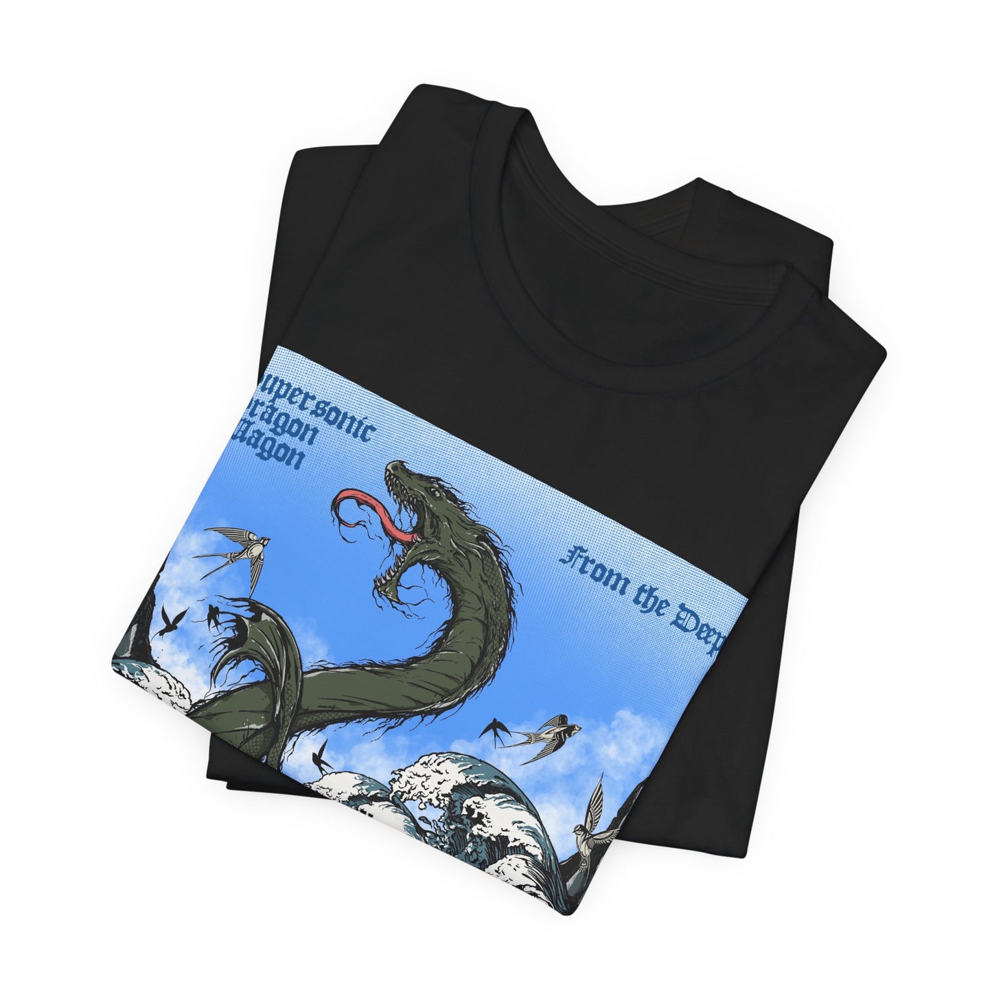 Sea Serpent Graphic Tee — "From the Deep" Nautical Monster T-Shirt