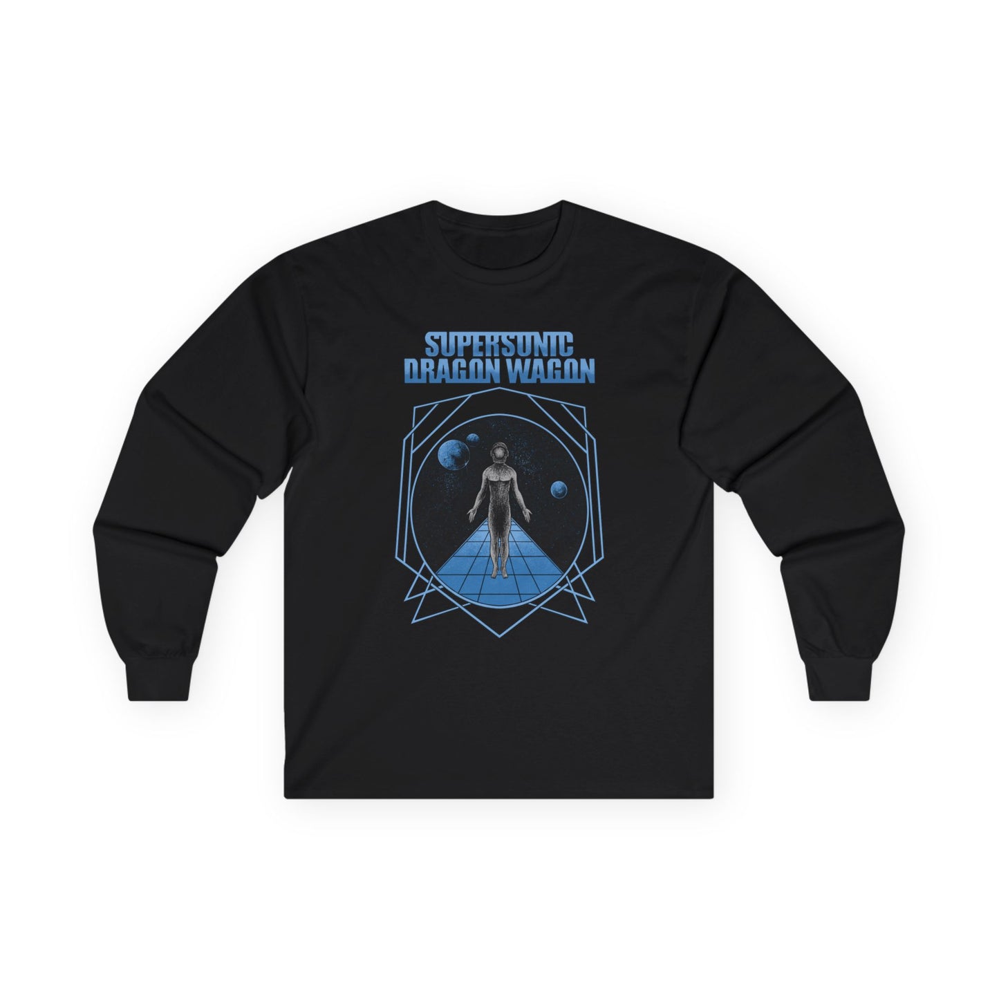 Space Man Long Sleeve Tee - Unisex Vintage Graphic Tee