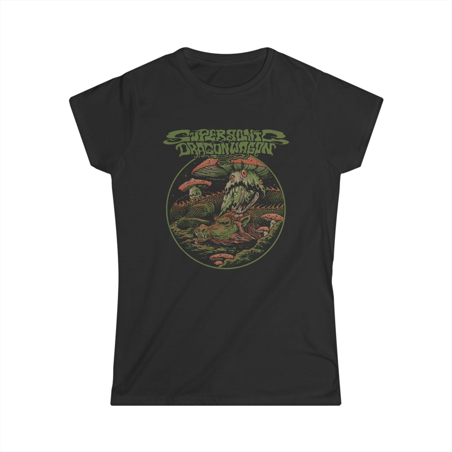 Shroom Dragon Women's Softstyle Tee