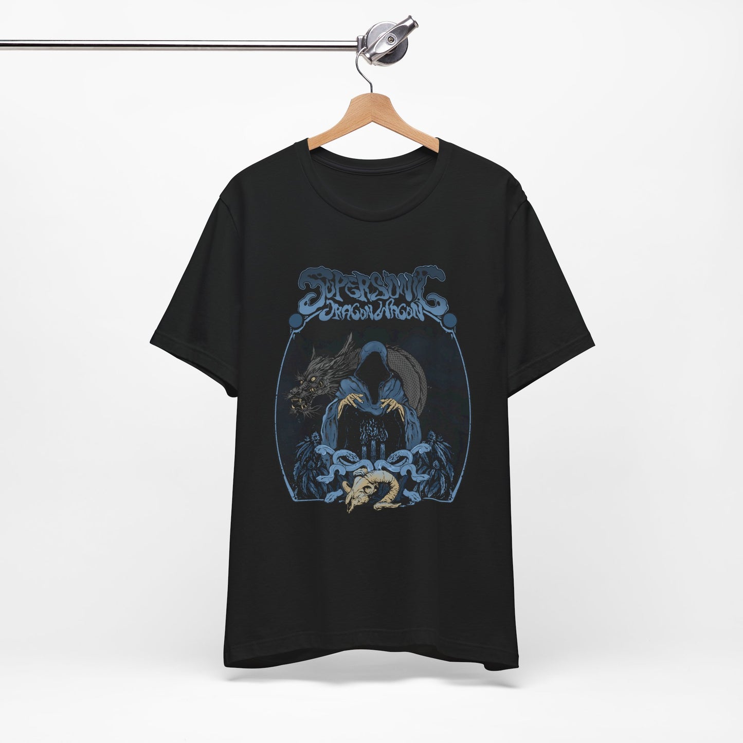 The Dark Arts T-Shirt with Wizard and Dragon Design